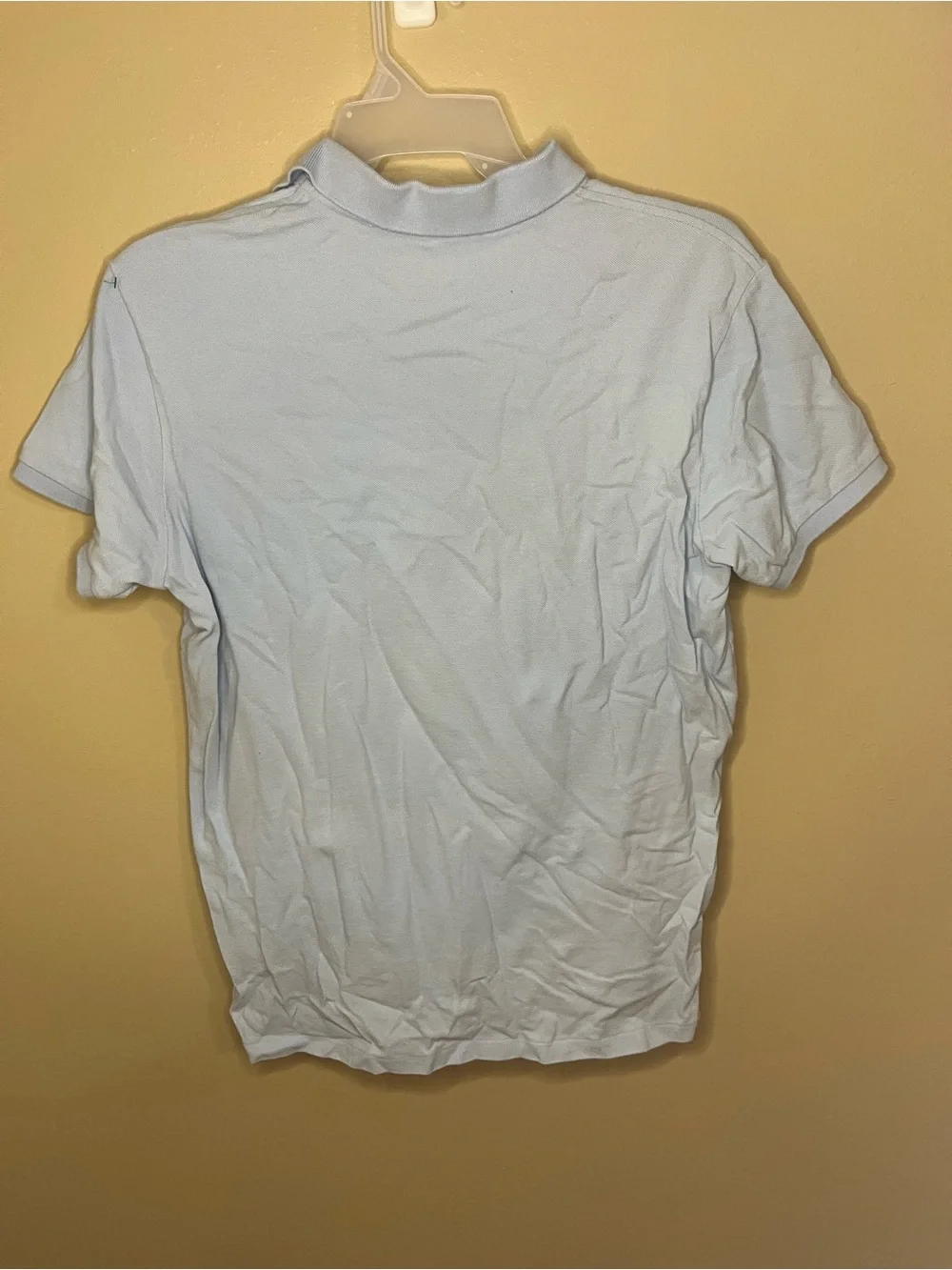 Ralph Lauren Light Blue Polo with Pink Pony Logo